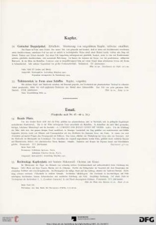 Kupfer (Nr. 72-73)