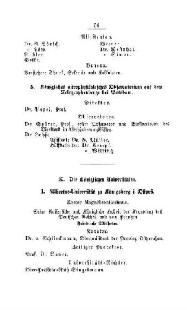 Die Königlichen Universitäten