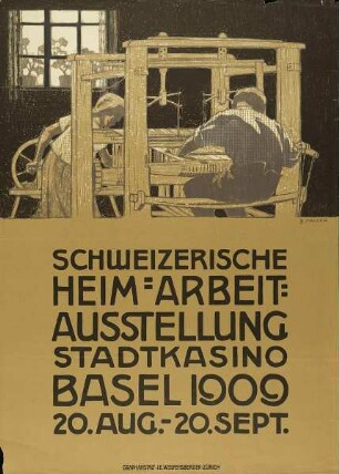 Schweizerische Heimarbeit-Ausstellung - Stadtkasino Basel 1909