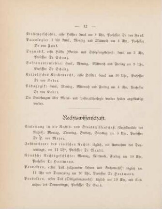 12-14, Rechtswissenschaft