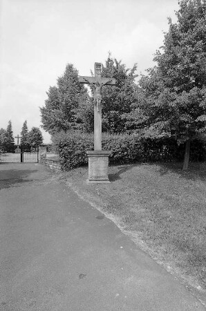 Wegekreuz (Wegekreuz); Eiterfeld, Soisdorfer Straße 19