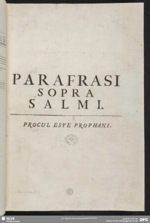 1: Tomo primo