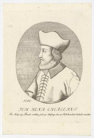 Bildnis des Joh. Henr. Cherlerus