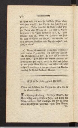 Acht und zwanzigstes Kapitel.