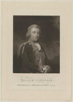 Bildnis des Willem Frederik van Orange en Nassau