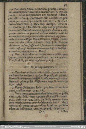 XV. De poenis peccatorum