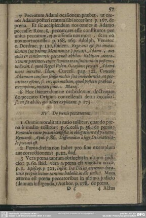 XV. De poenis peccatorum