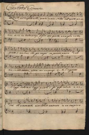 Queste vermiglie note; A, bc