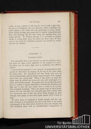 Chapter V. Specimen plants.