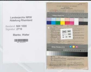 Entnazifizierung Walter Blanke, geb. 07.06.1908 (Bankier)