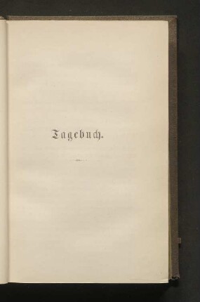 Tagebuch