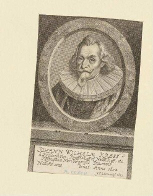 Johann Wilhelm (I.) Kress, Duumvir; geb. 1589; gest. 1658
