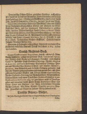 Teutsch Rechtens-Buch.