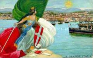Postkarte zur italienischen Kriegsanleihe