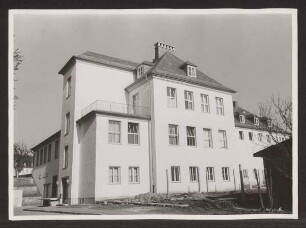 Wirtschaftsgebäude des Krankenhauses Südseite. Detmold. Sofienstraße
