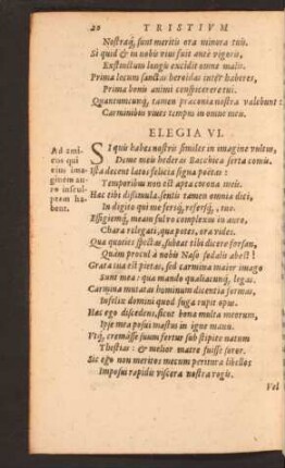 Elegia VI.