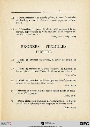 Bronzes - Pendules - Lustre