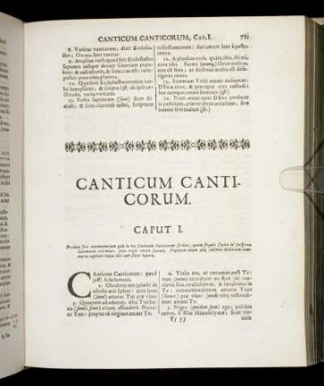 Canticum Canticorum.