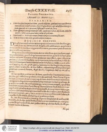 Decisio CXXXVIII
