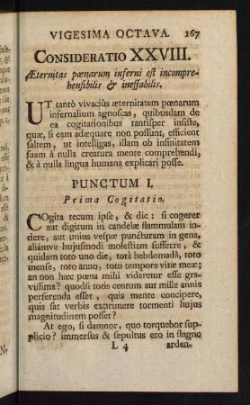 167-185, Consideratio XXVIII. - Consideratio XXX.