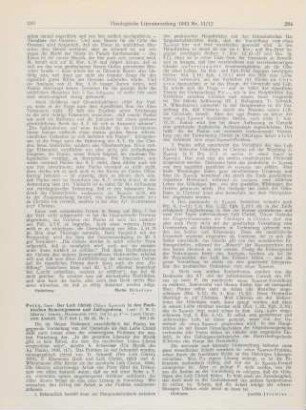 283-284 [Rezension] Percy, Ernst, Der Leib Christi