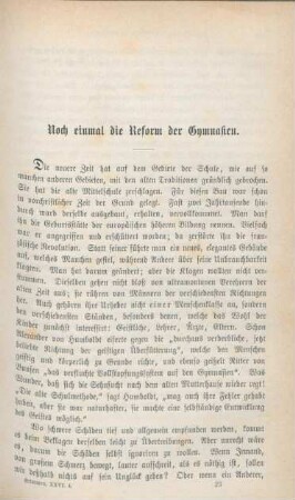 353-364 Noch einmal die Reform der Gymnasien