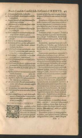 Conclusio CXXXVII.