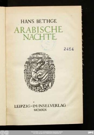 Arabische Nächte