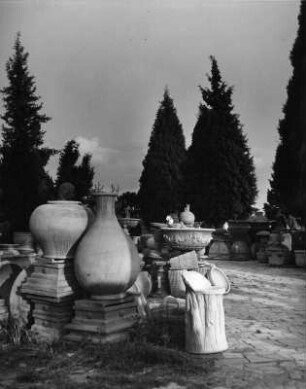 In einem Villengarten bei Florenz