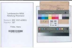 Entnazifizierung Hans Finke , geb. 00.00.0000 (Apotheker)
