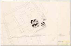 Grundschule Reinickendorf (heute: Reineke-Fuchs-Schule), Berlin-Reinickendorf: Veröffentlichungszeichnung. Lageplan 1:500