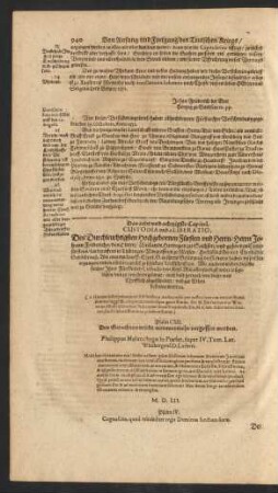 Das acht und achtzigste Capitel.