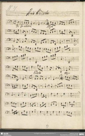No. 7 Aria: Involarmi il mio tesoro