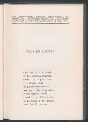 Flor de romero