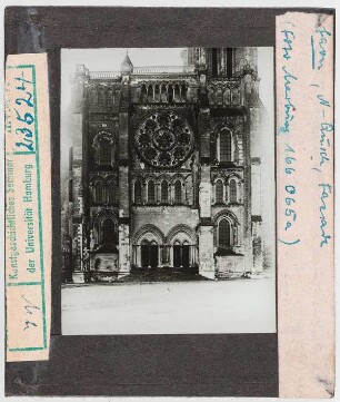 Laon: Kathedrale, Nordquerhaus, Fassade