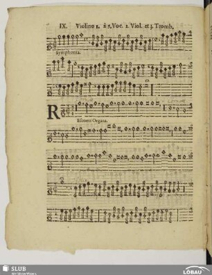 IX. Resonet organa