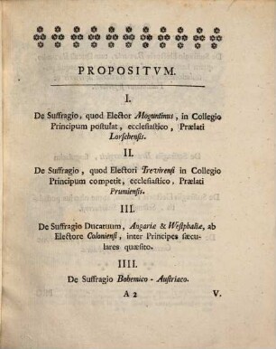 Godofredi Daniel Hoffmanni ... De Svffragiis Qvae Electores In Collegio Principvm Tam Habent, Qvam Postvlant Commentatio Ivris Pvblici Germanici