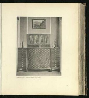 Damenzimmer, eingebauter Schrank