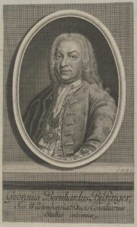 Bildnis des Georgius Bernhardus Bilfinger