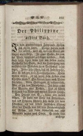 Der Philippine achtes Buch.