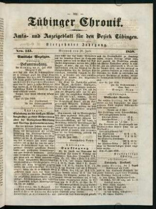 581-592, 28. Juli (Nr. 145) - 31. Juli (Nr. 147)