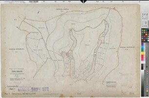 Nenkersdorf (Netphen), Flurbereinigung Nenkersdorf, Bl. 1 Zuteilungskarte Flur 1