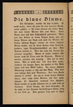 64-75, Die blaue Blume - Die Rose