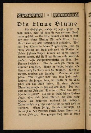 64-75, Die blaue Blume - Die Rose