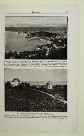 27. Nizza an der französischen Riviera, vom Mont Boron im Osten der Stadt aus gesehen