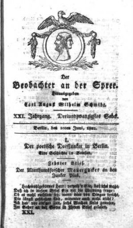 23. Stueck, 10. Juni 1822