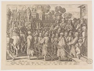Der Einzug von Cosimo I. in Rom in der Reihe von Mediceae Familiae Rerum Feliciter Gestarum Victoriae et Triumphiv