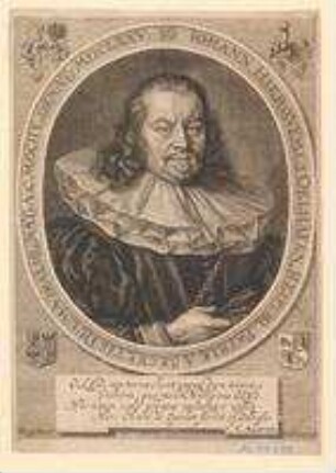 Johann (= Hans) Hieronymus Oelhafen; Losungamtmann; geb. 1608; gest. 1675
