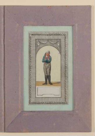 Traurig Stehender [Teil der Kassette "CHODOWIECKI, ALLERLEY, Bd. 10"]
