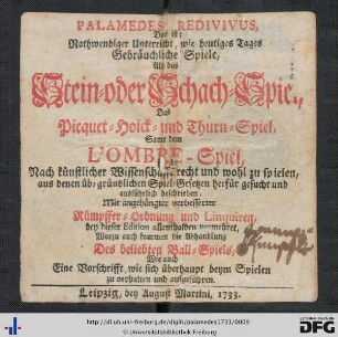 Titelblatt mit Besitzvermerk von Johannes Knupfer.